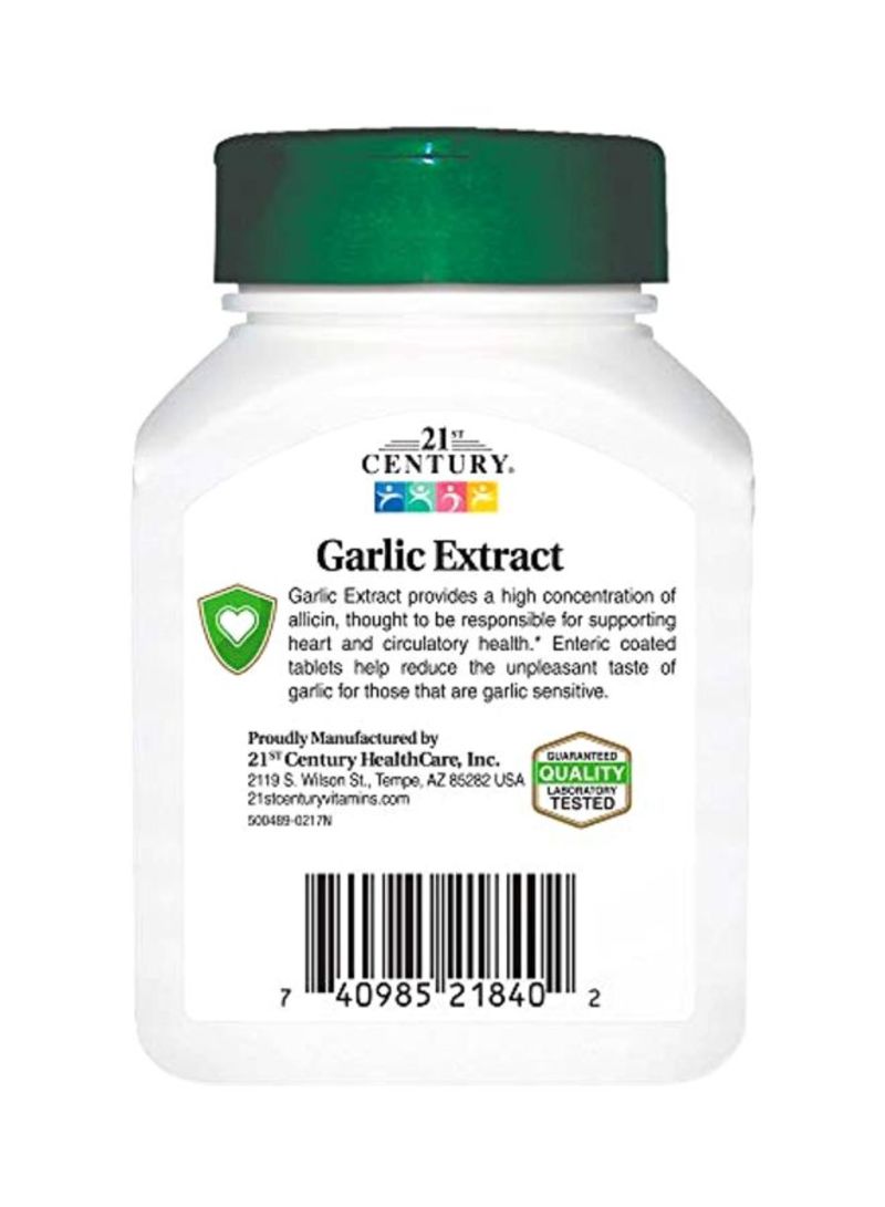 21st Century Garlic Extract - 60 Tablets - Image 2
